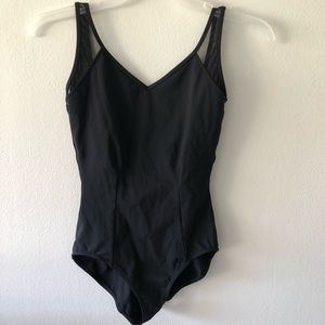 Capezio mesh tank leotard, size L
